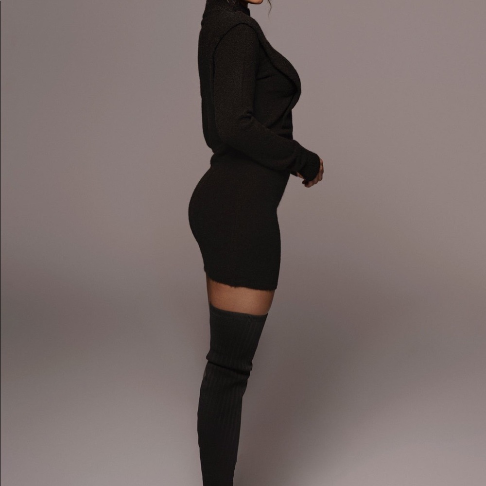 Jluxlabel Black Emberly Sweater Dress
